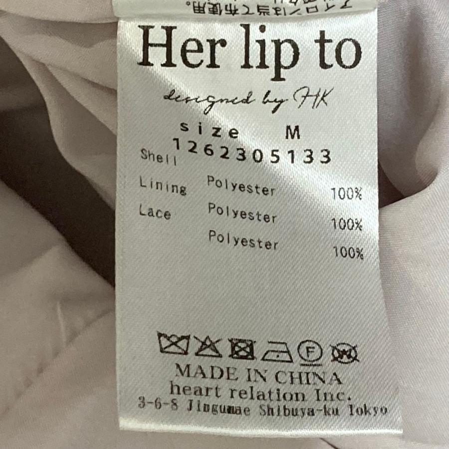 美品 26SS Her lip to ハーリップトゥ Talia Floral Dress ワンピース