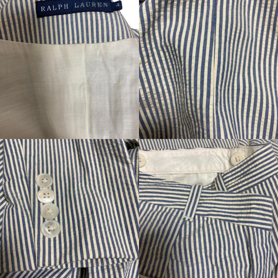 RALPH LAUREN ラルフローレン シアサッカー ストライプ ジャケット