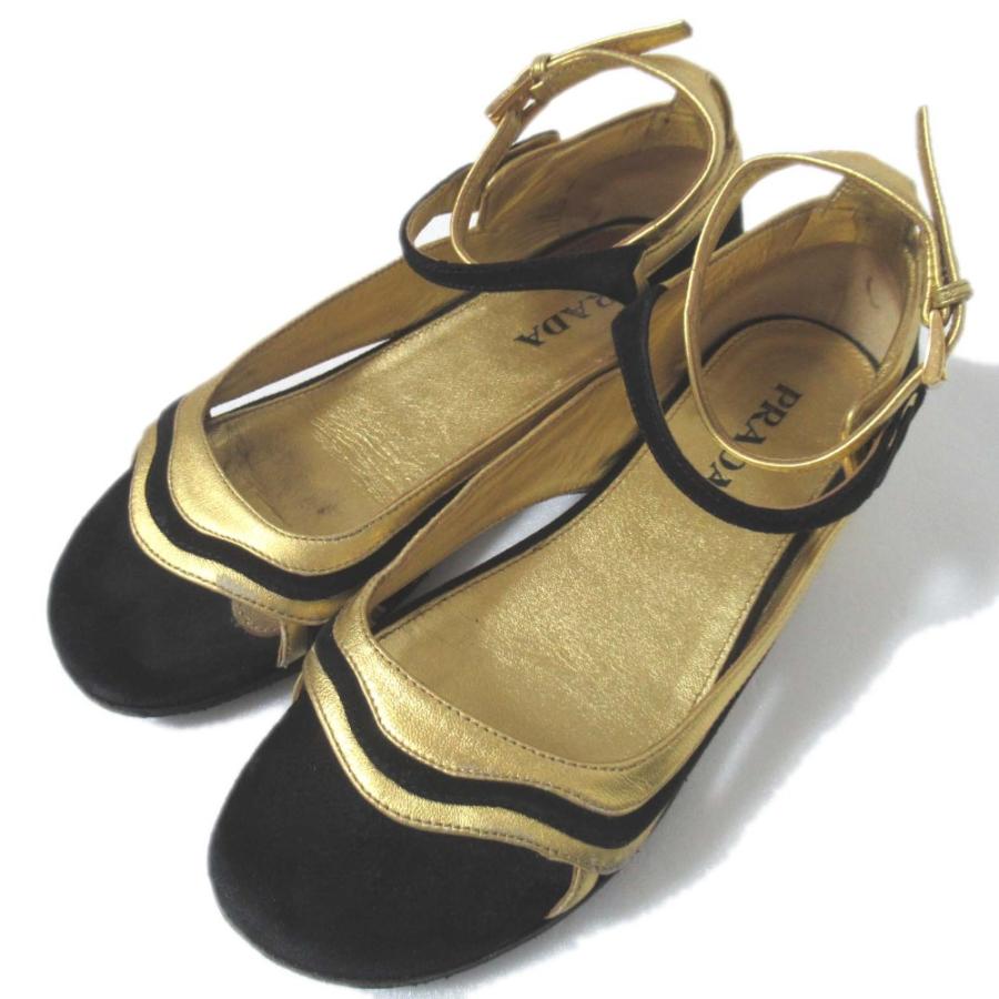PRADA（プラダ） 美品 スエード レザー アンクルストラップ