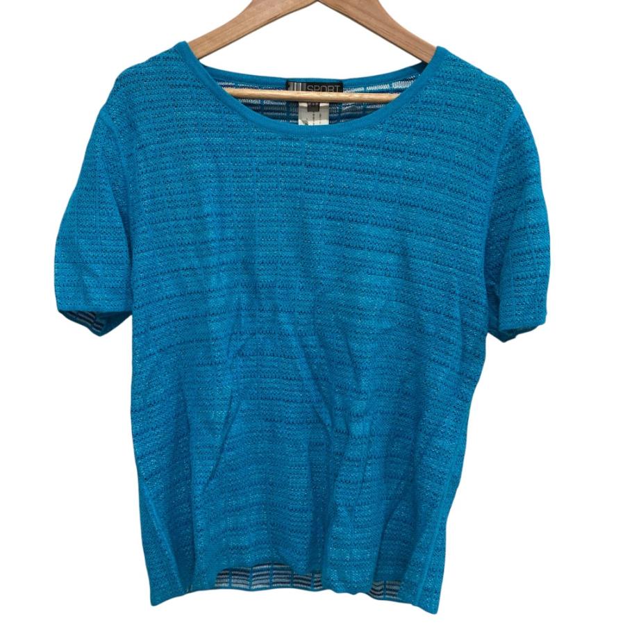 ミッソーニ　半袖ニット MISSONI（ミッソーニ） 美品 MISSONI SPORT 半袖 ストレッチ ニット
