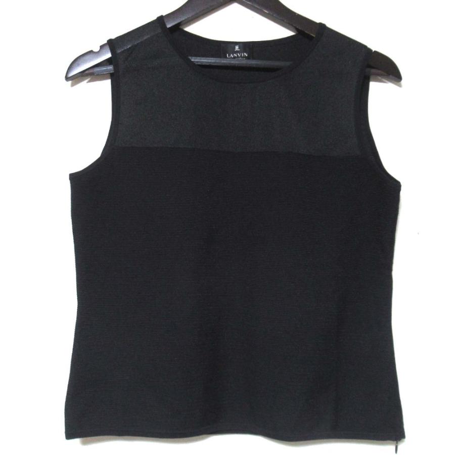 LANVIN COLLECTION 美品 ランバンコレクション ノースリーブブラウス 