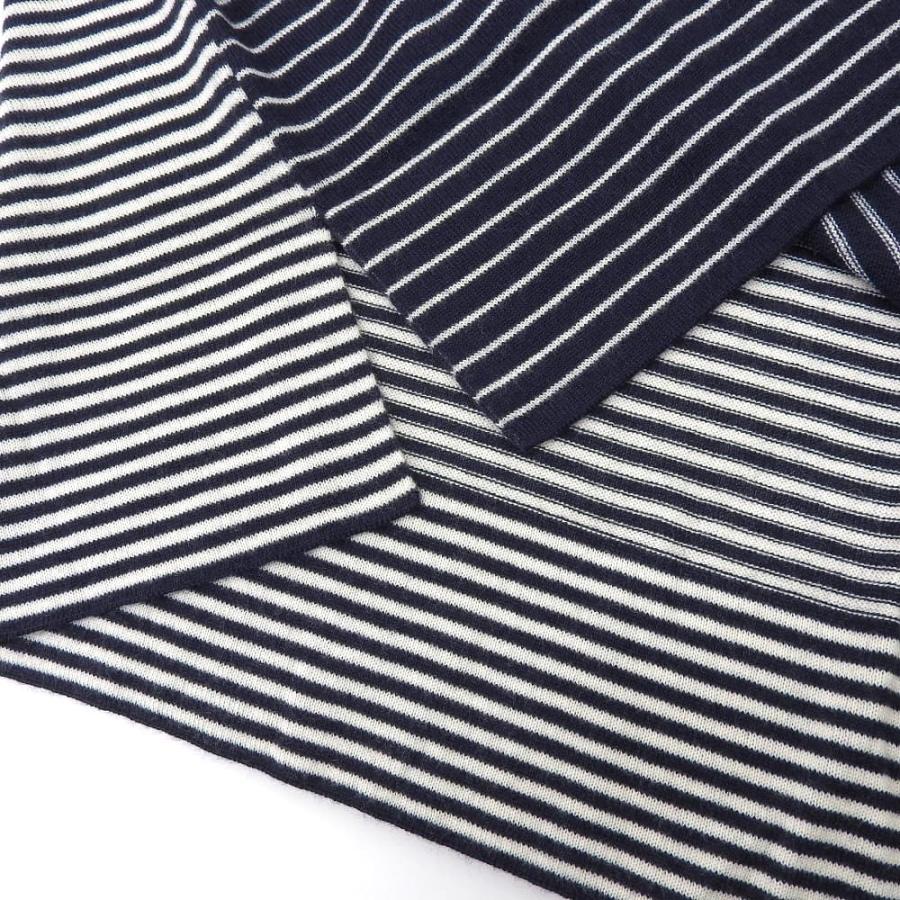 Loro Piana（ロロピアーナ） 美品 カシミヤ100% ボーダー柄 半袖