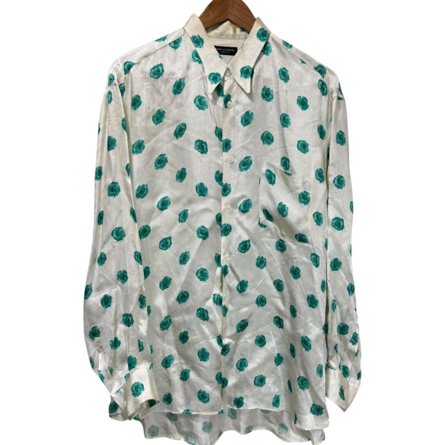 美品　コムデギャルソン オムプリュス　希少　花柄シャツ　長袖　総柄　Mサイズ COMME des GARCONS HOMME PLUS コムデギャルソンオムプリュス