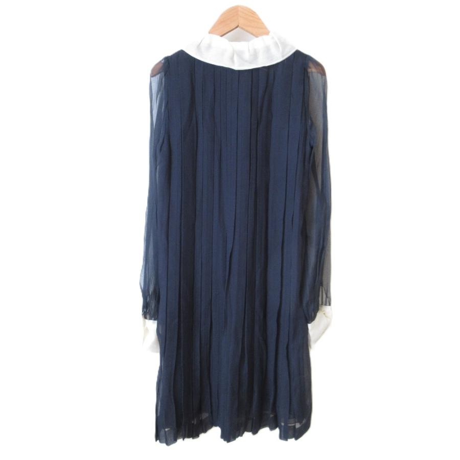 Chloe（クロエ） 良品 ロングスリーブ シルク100% ひざ丈 シアー