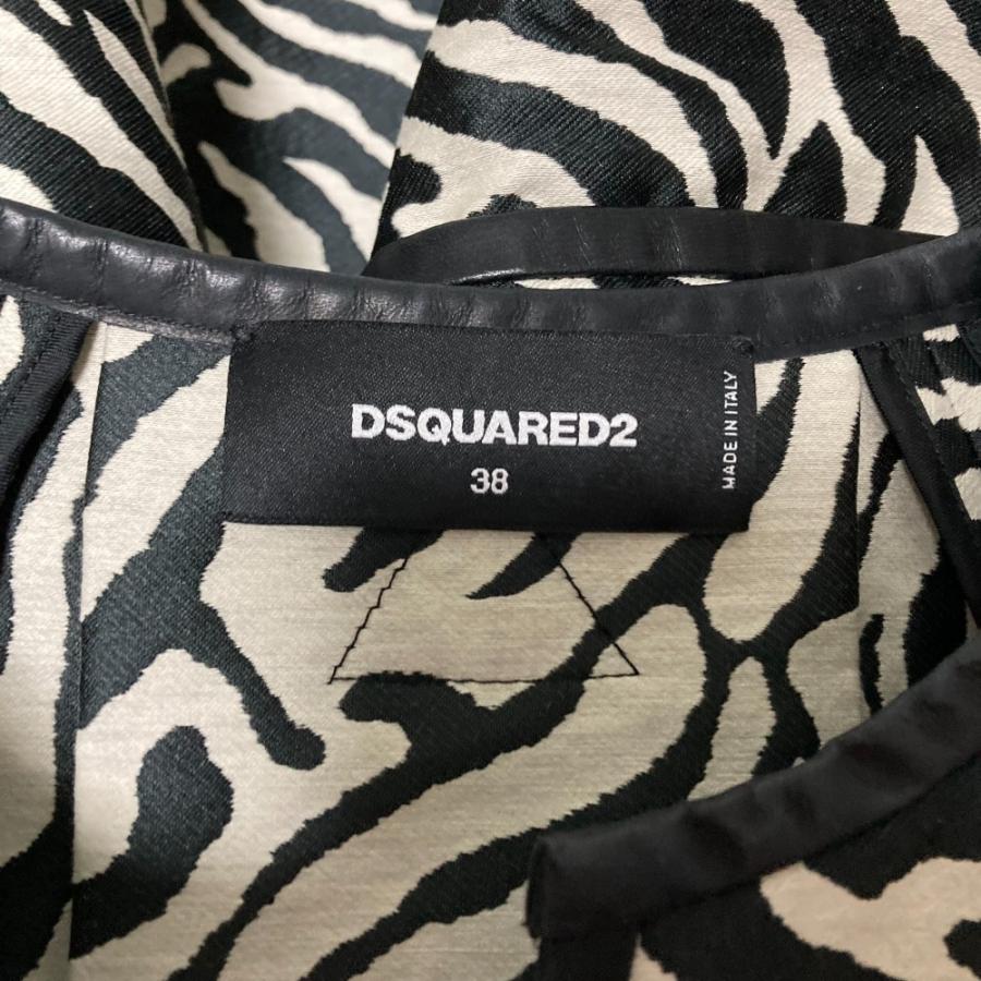 DSQUARED2（ディースクエアード） 新品同様 ゼブラ柄 ノースリーブ 