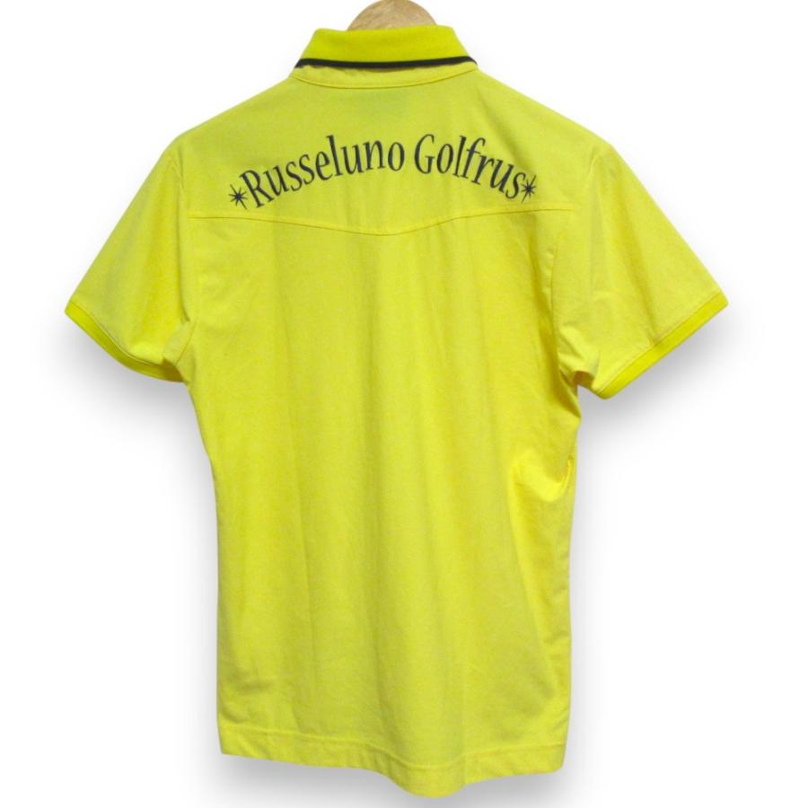 Russeluno ラッセルノ ロゴ ポロシャツ ルチャマスク イエロー 4 Russeluno ラッセルノ ロゴ ポロシャツ ルチャマスク イエロー 4