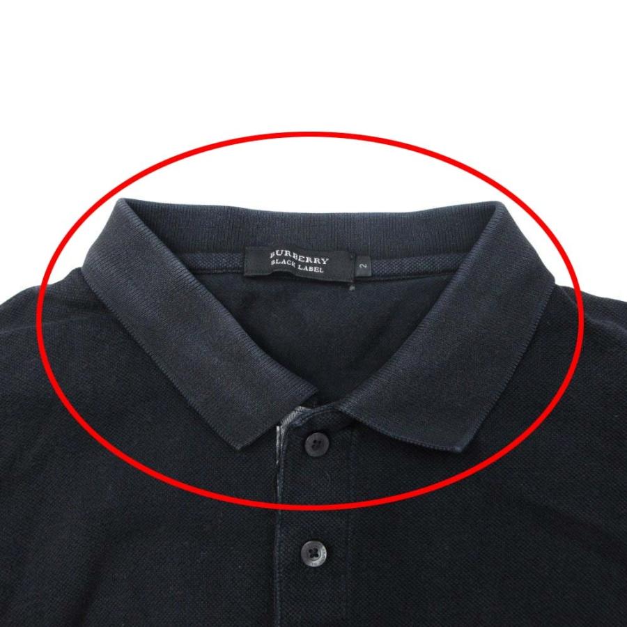 BURBERRY BLACK LABEL バーバリーブラックレーベル ポロシャツ