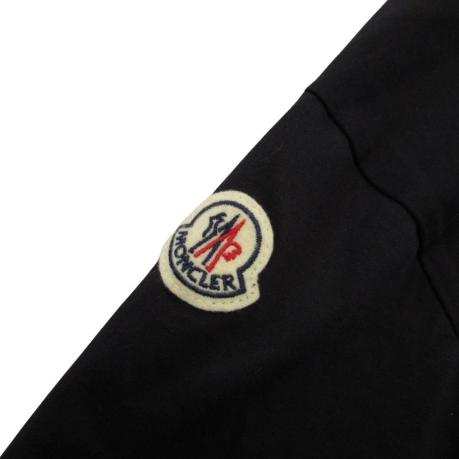 24ss Moncler モンクレール スキッパーカラー ポロシャツ ドロップショルダー カットソー 半袖 ロゴ ワッペン S ネイビー レディース 古着 中古 USED MONCLER（モンクレール） 24ss Moncler スキッパーカラー ポロシャツ
