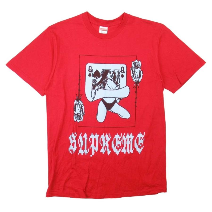 Supreme 新品同様 19aw シュプリーム QUEEN TEE Tシャツ トランプ  