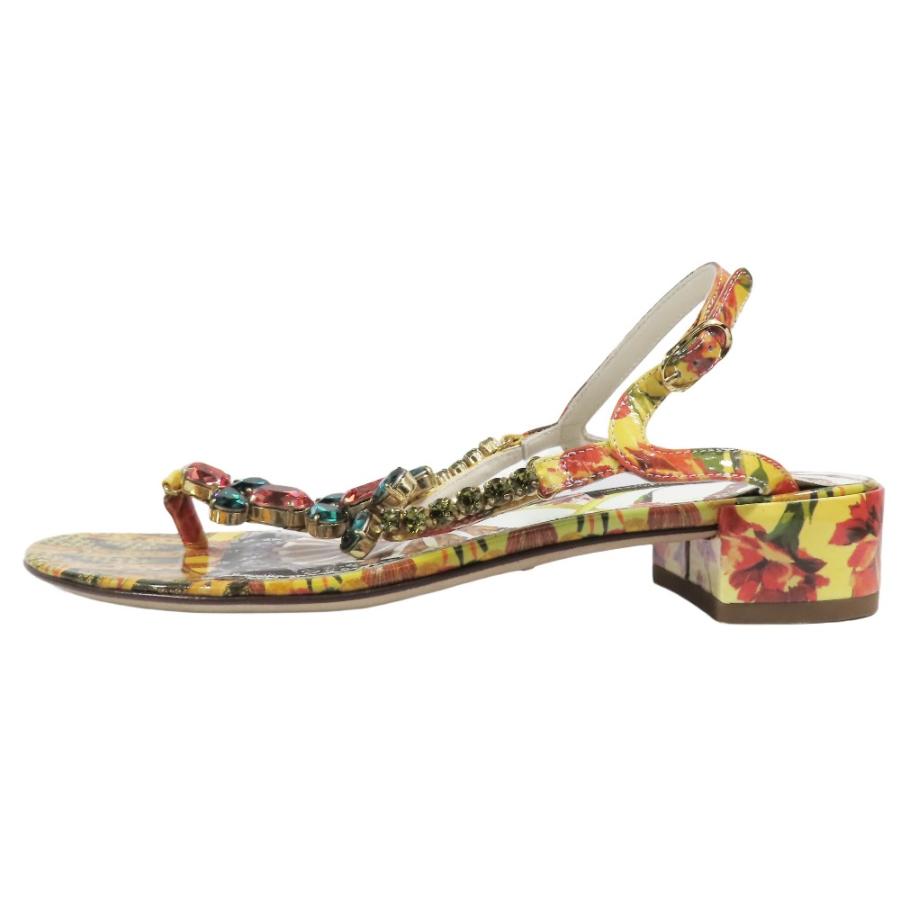 DOLCE&GABBANA 未使用 ドルチェ＆ガッバーナ サンダル ビジュー
