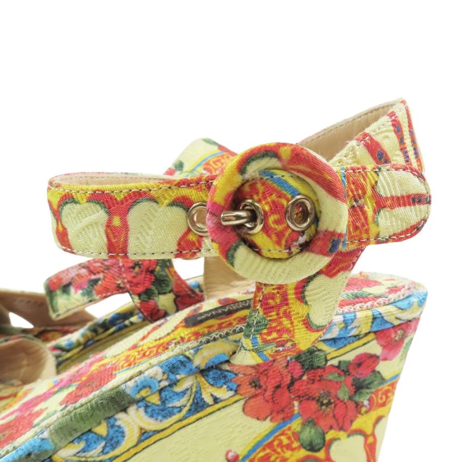 DOLCE&GABBANA 未使用 ドルチェ＆ガッバーナ 花柄 サンダル