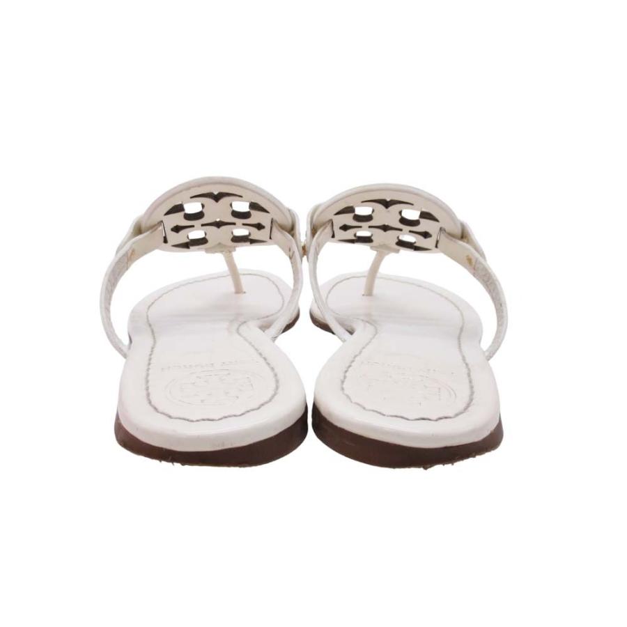 【超美品】トリーバーチ　パテント・レザー　フラットシューズ TORY BURCH 良品 トリーバーチ ロゴ トングサンダル パテント
