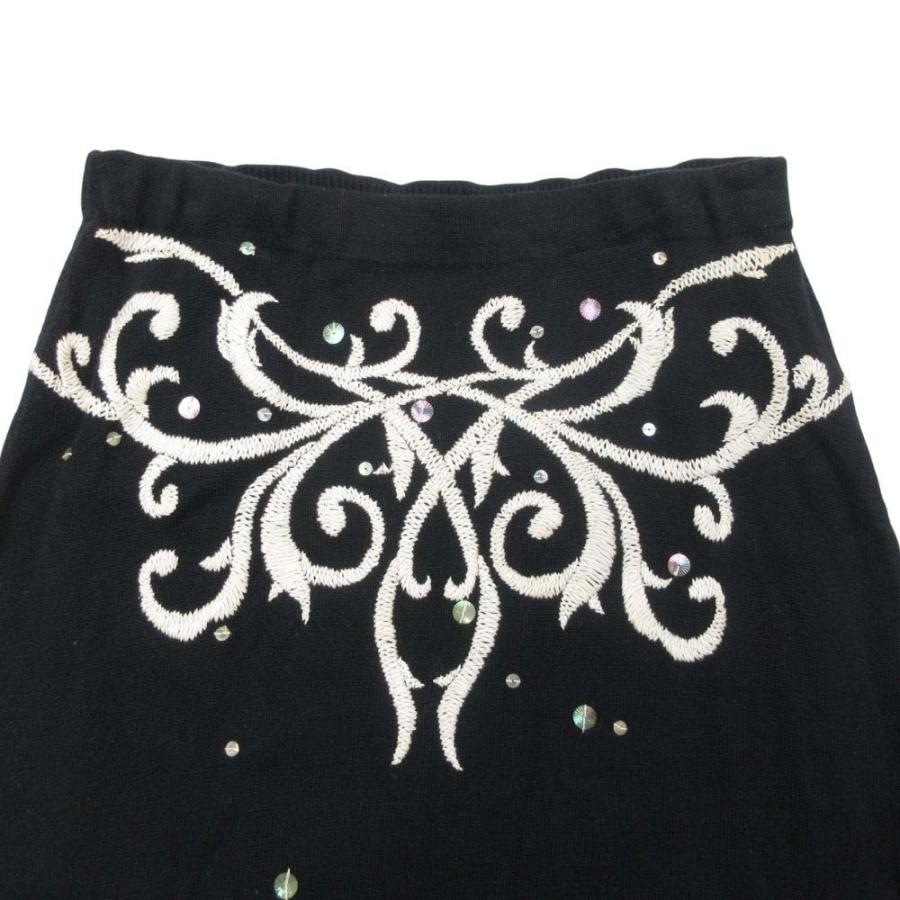 KEITA MARUYAMA（ケイタマルヤマ） 美品 刺繍 ニット スカート  