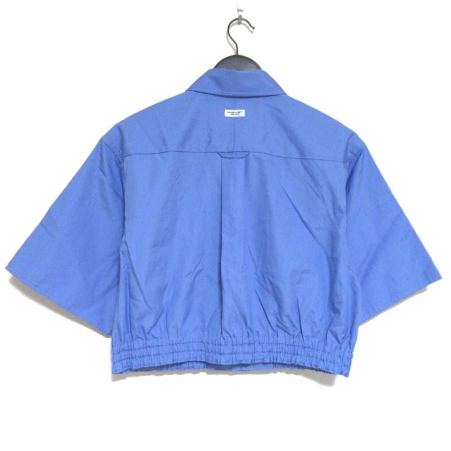 美品 24SS JANE SMITH ジェーンスミス COTTON BROAD HEM GATHER SHIRT 