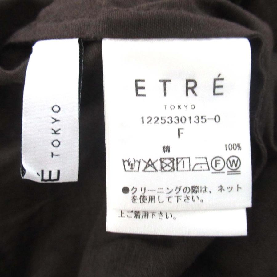 未使用級✨エトレトウキョウ 完売品 ガーゼ2wayボリュームワンピース ブラウン ETRE TOKYO（エトレトウキョウ） 美品 25SS ETRE TOKYO ガーゼ2way