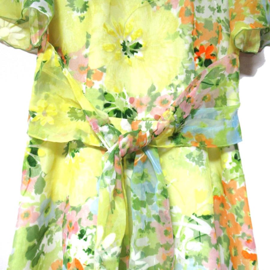 M'S GRACY（エムズグレイシー） 美品 フラワー柄 ショートスリーブ