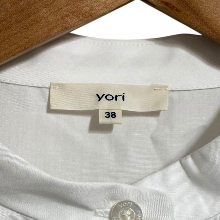 Yori 美品 ヨリ スカラップスリーブ ブラウス YR21-24052SM サイズ38