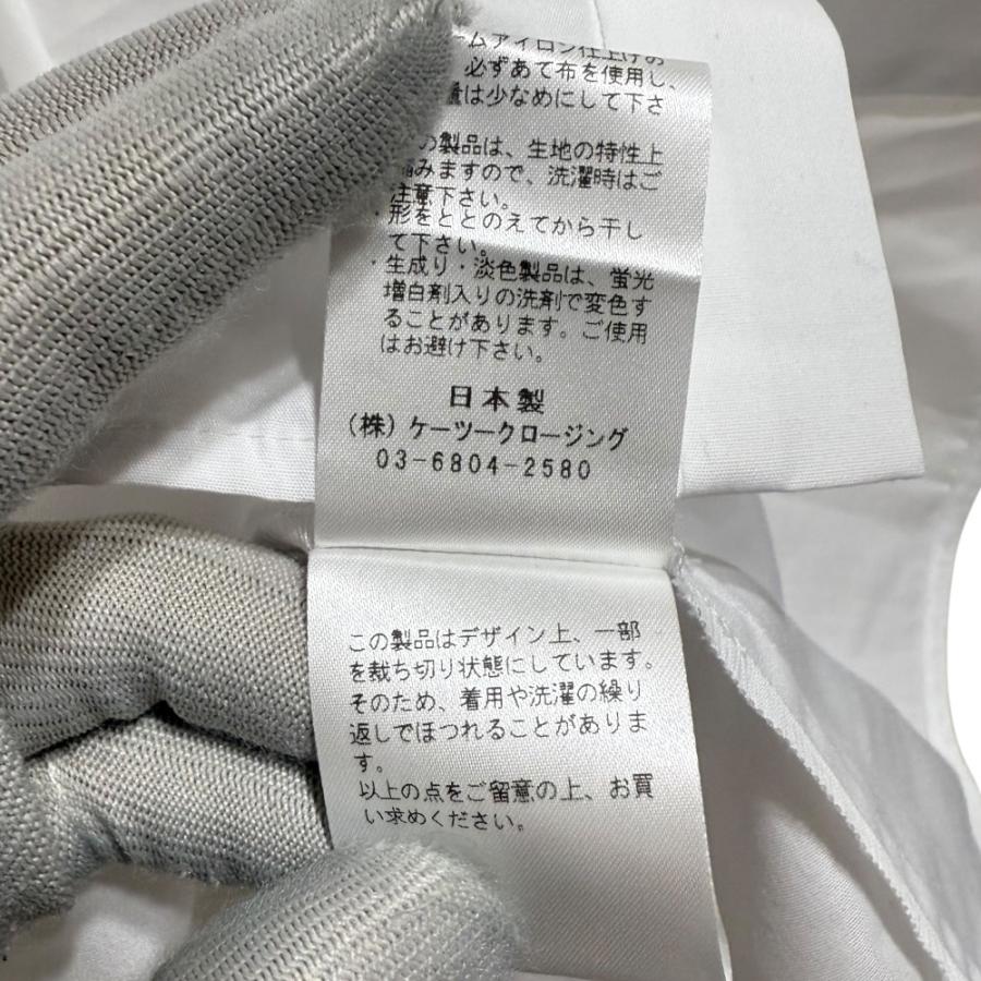 Yori 美品 ヨリ スカラップスリーブ ブラウス YR21-24052SM サイズ38 