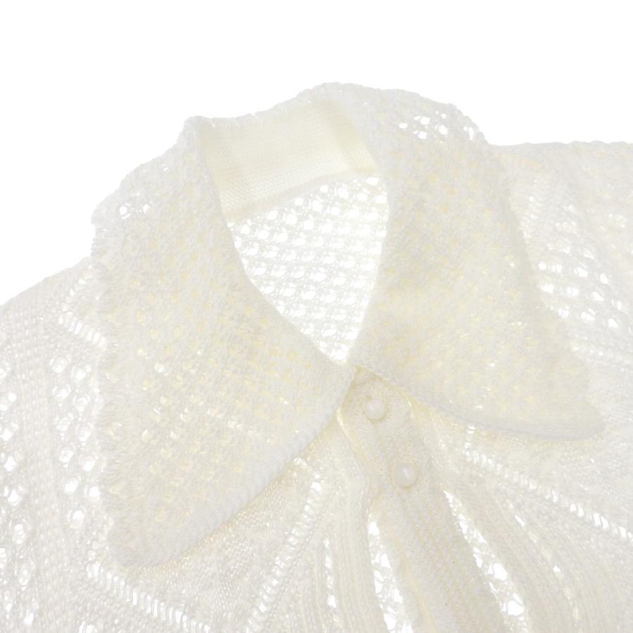 新品同様 24SS Mame Kurogouchi マメクロゴウチ Cotton Lace Knitted