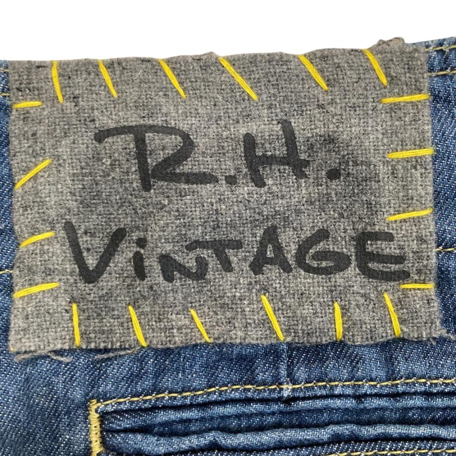 美品 Ron Herman ロンハーマンヴィンテージ リネン ワイドデニムパンツ