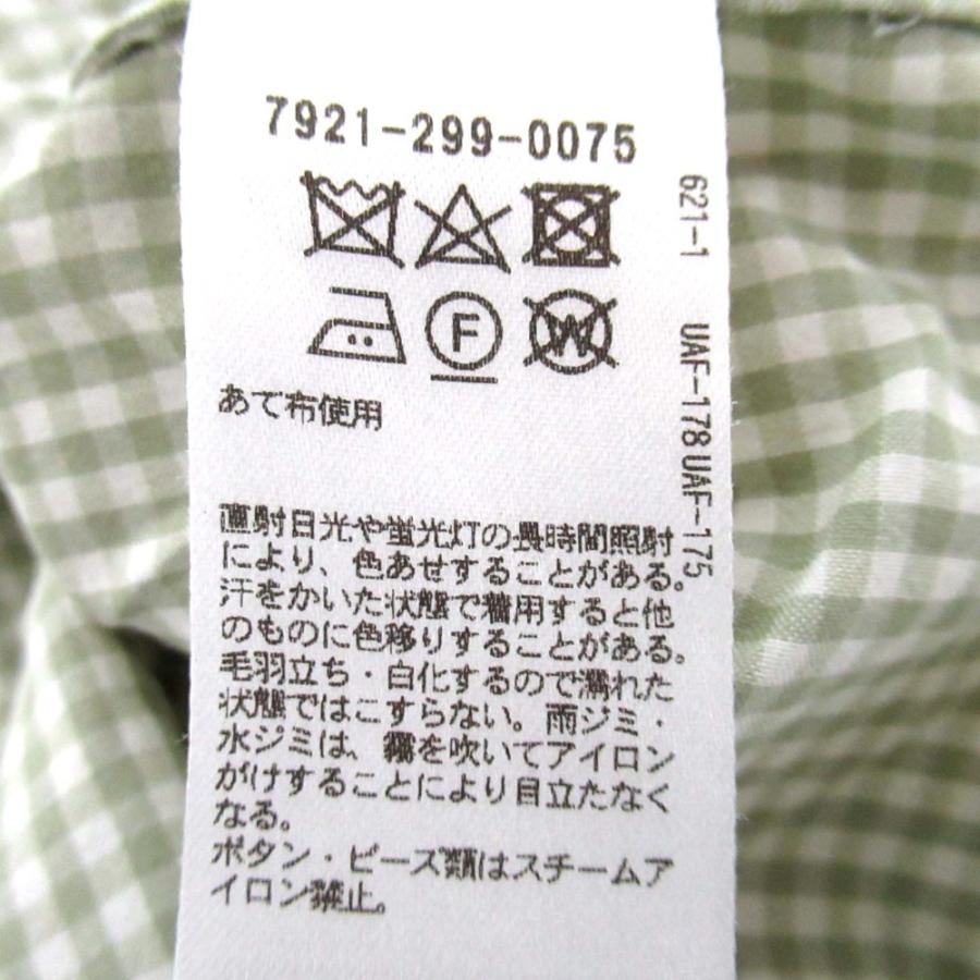 BLAMINK 美品 ブラミンク M S/C GINGHAM BOW SSL ギンガムチェック柄 