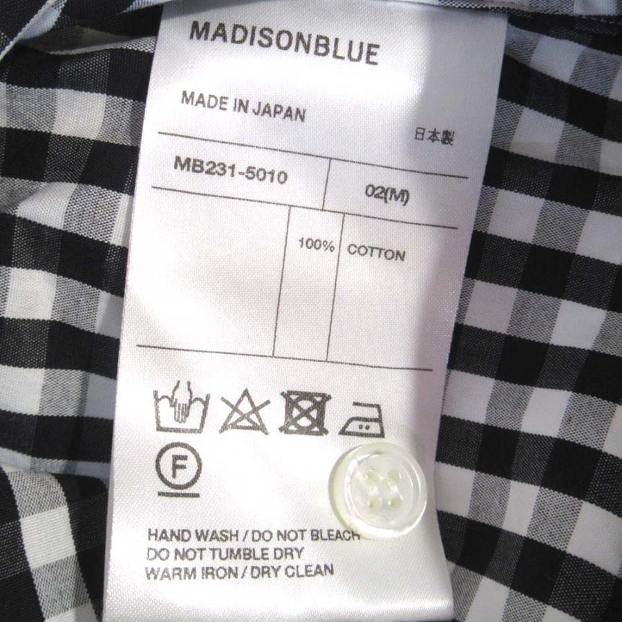 美品 23SS MADISON BLUE マディソンブルー SLEEVELESS TIE BL GINGHAM  