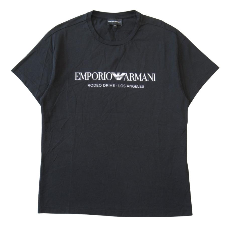 EMPORIO ARMANI エンポリオアルマーニ Tシャツ・カットソー M 黒 【古着】【中古】【送料無料】 EMPORIO ARMANI 美品 エンポリオアルマーニ ロゴ Tシャツ カットソー