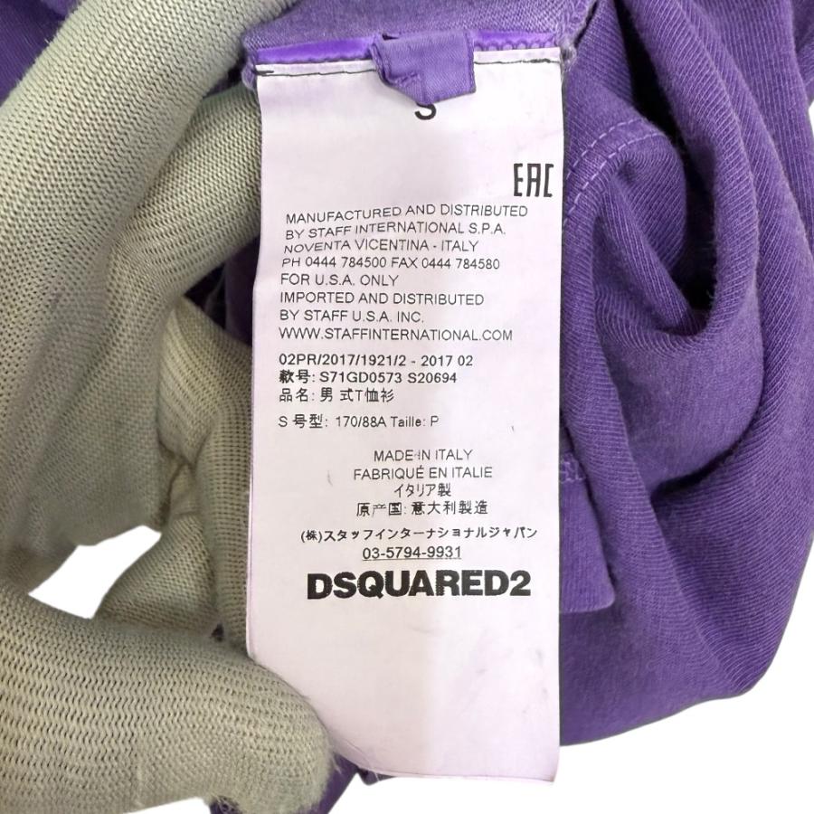 DSQUARED2（ディースクエアード） 良品 半袖 クルーネック プリント T