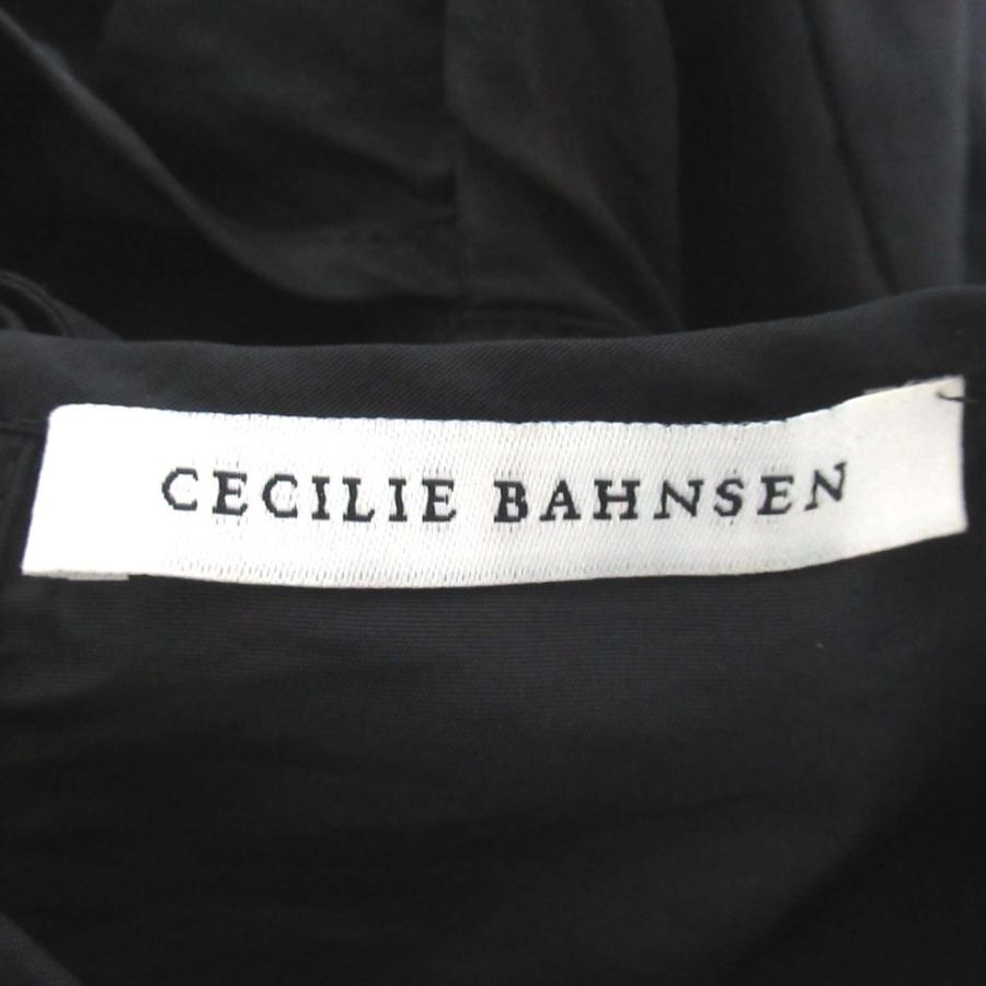 美品 CECILIE BAHNSEN セシリーバンセン ノースリーブ ひざ丈 バック