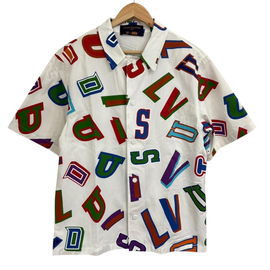 LOUIS VUITTON　半袖シャツ NBAコラボ　Sサイズ　美品 LOUIS VUITTON 美品 クリーニング済み ルイヴィトン NBAコラボ