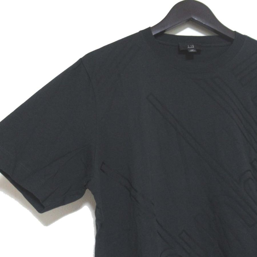 dunhill（ダンヒル） 美品 ロゴプリント クルーネック 半袖 Tシャツ L 