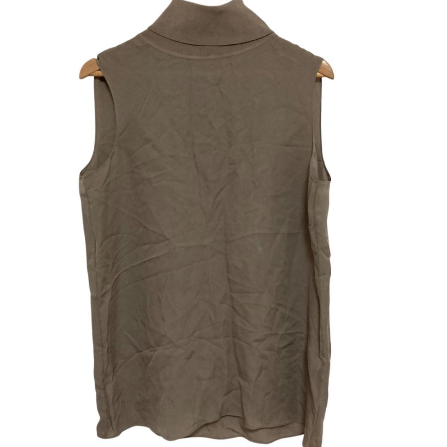 24AW Theory セオリー シルクコンボ ロールネックトップ ブラウス Sサイズ ブラック レディース 古着 中古 USED 24AW Theory セオリー シルクコンボ ロールネックトップ ブラウス S