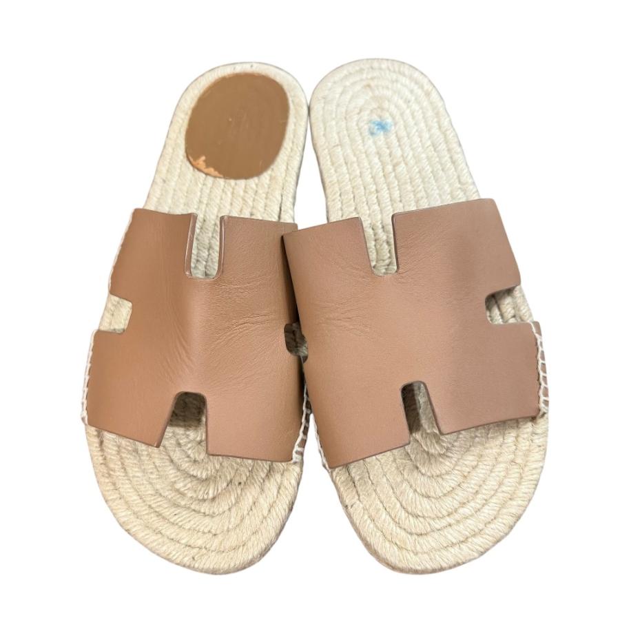 HERMES（エルメス） 美品 エスパドリーユ アンティグア フラット