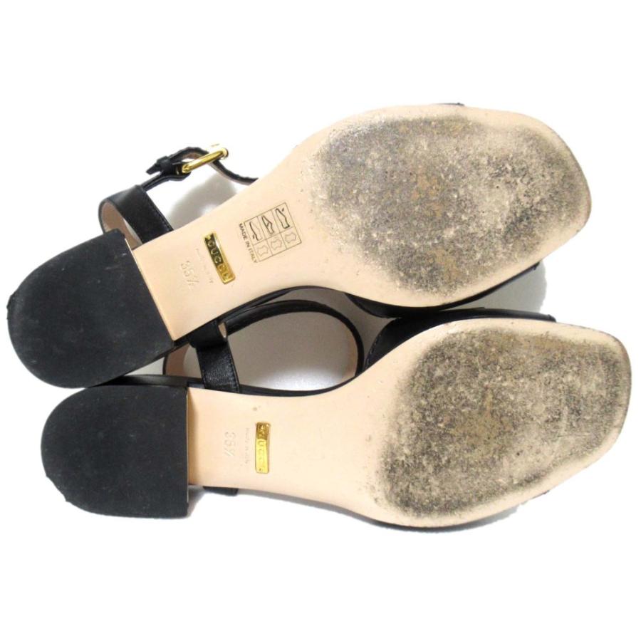 GUCCI（グッチ） 美品 レザー ホースビット アンクルストラップ