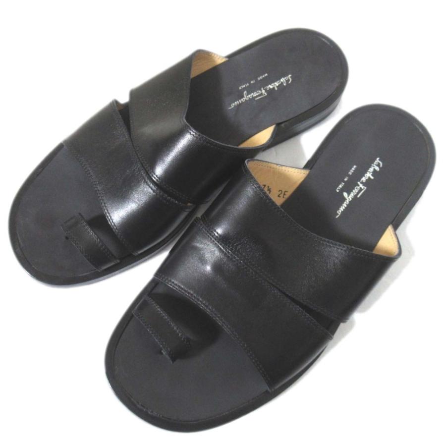 美品 Salvatore Ferragamo サルヴァトーレフェラガモ フラット トング