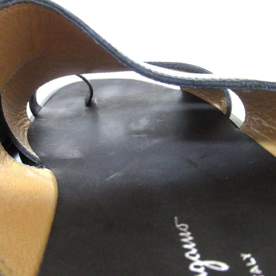 美品 Salvatore Ferragamo サルヴァトーレフェラガモ フラット トング