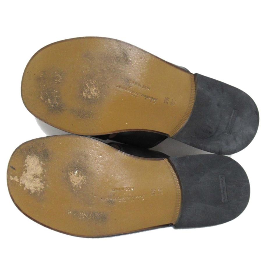 美品 Salvatore Ferragamo サルヴァトーレフェラガモ フラット トング