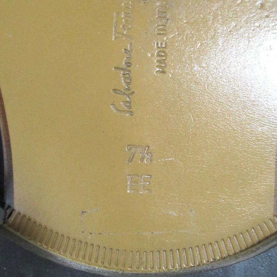 美品 Salvatore Ferragamo サルヴァトーレフェラガモ フラット トング