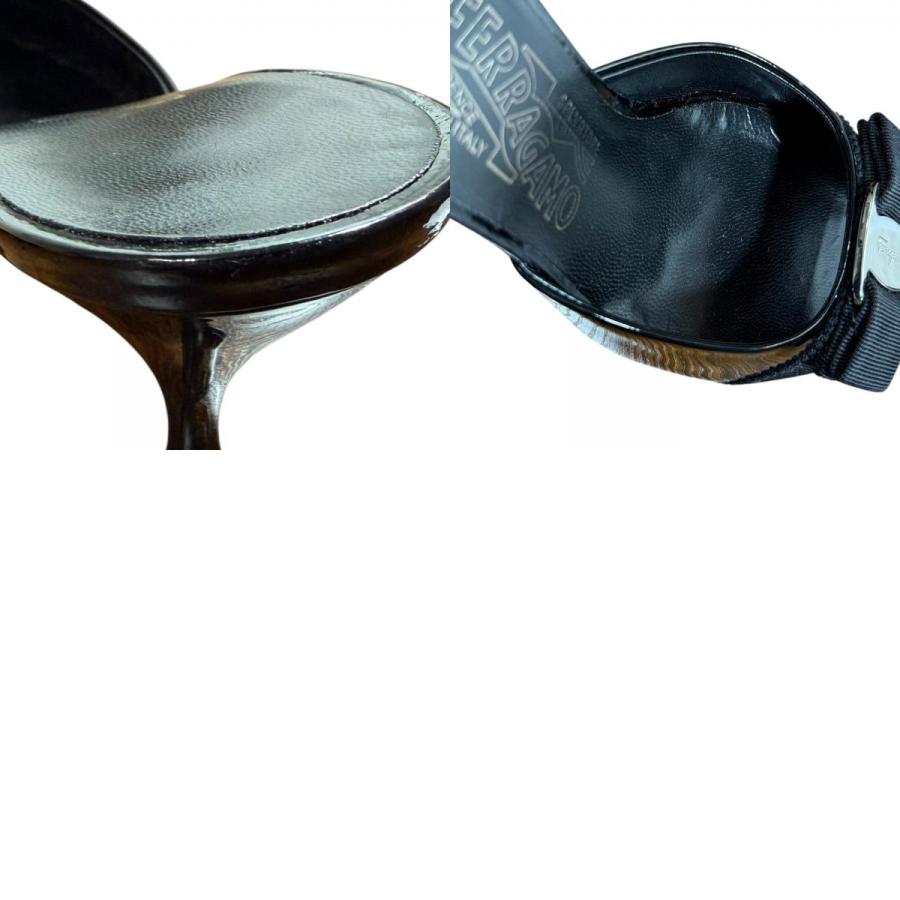 未使用 Salvatore Ferragamo サルヴァトーレフェラガモ パテントレザー