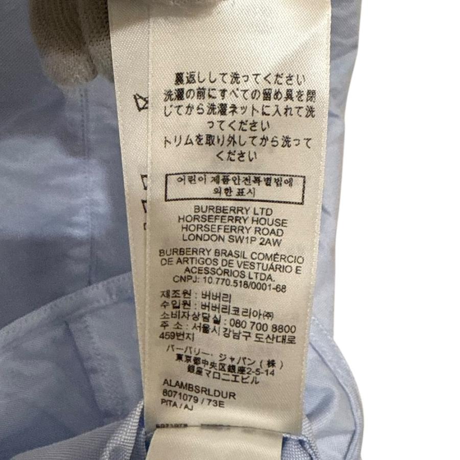 BURBERRY 半袖ワンピース 2Y BURBERRY（バーバリー） 美品 半袖 クレリック シャツワンピース