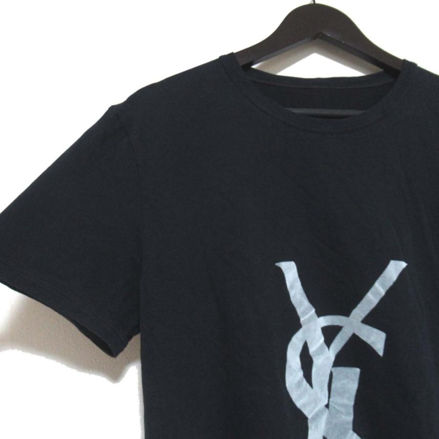 イヴサンローランリヴゴーシュ カサンドラ カットソー Tシャツ 半袖 フロッキー Yves Saint Laurent rive gauche 美品 YVES SAINT LAURENT イヴサン