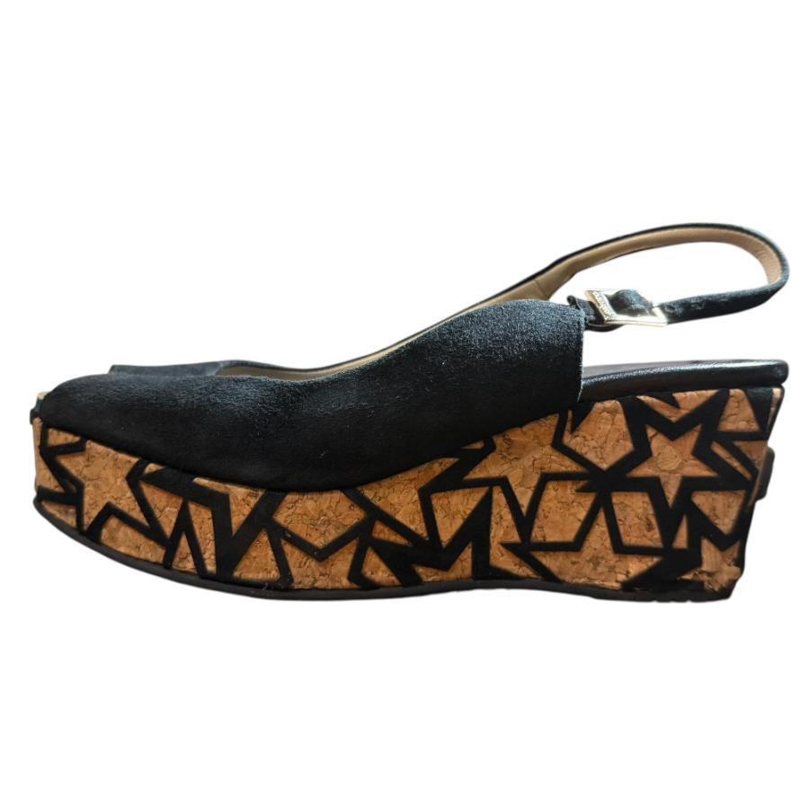 JIMMY CHOO（ジミーチュウ） 良品 スエード スター ウェッジソール