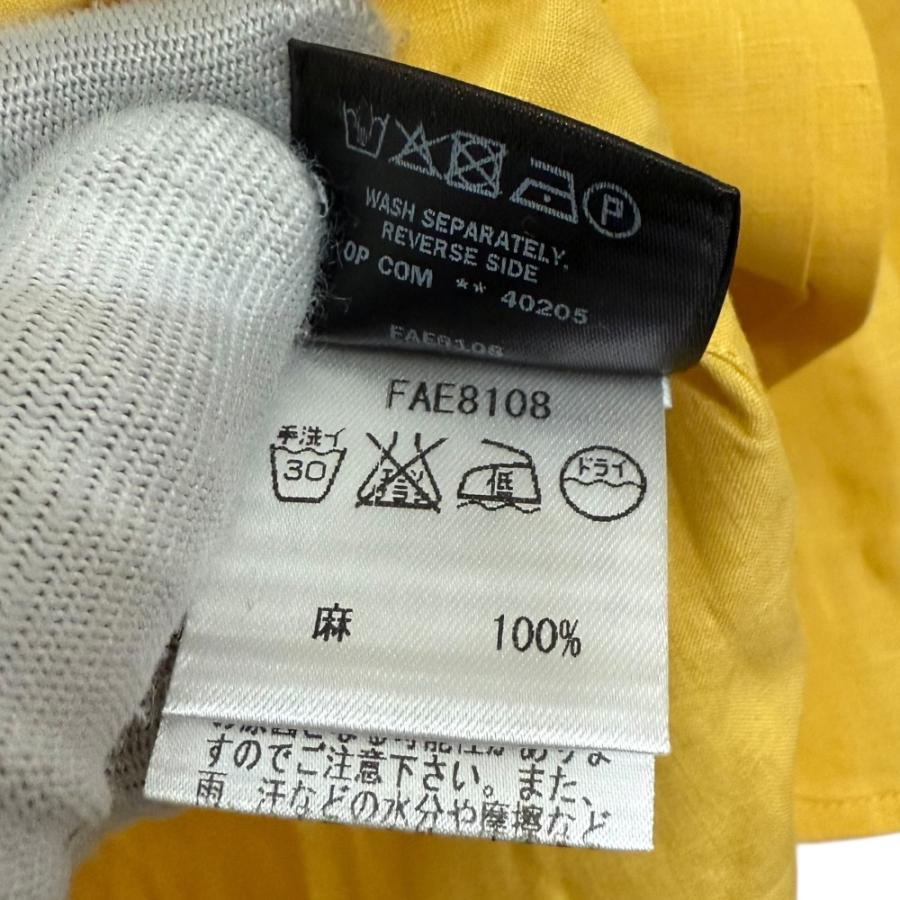 Loro Piana（ロロピアーナ） 美品 リネン100％ 比翼仕立て 半袖 シャツ