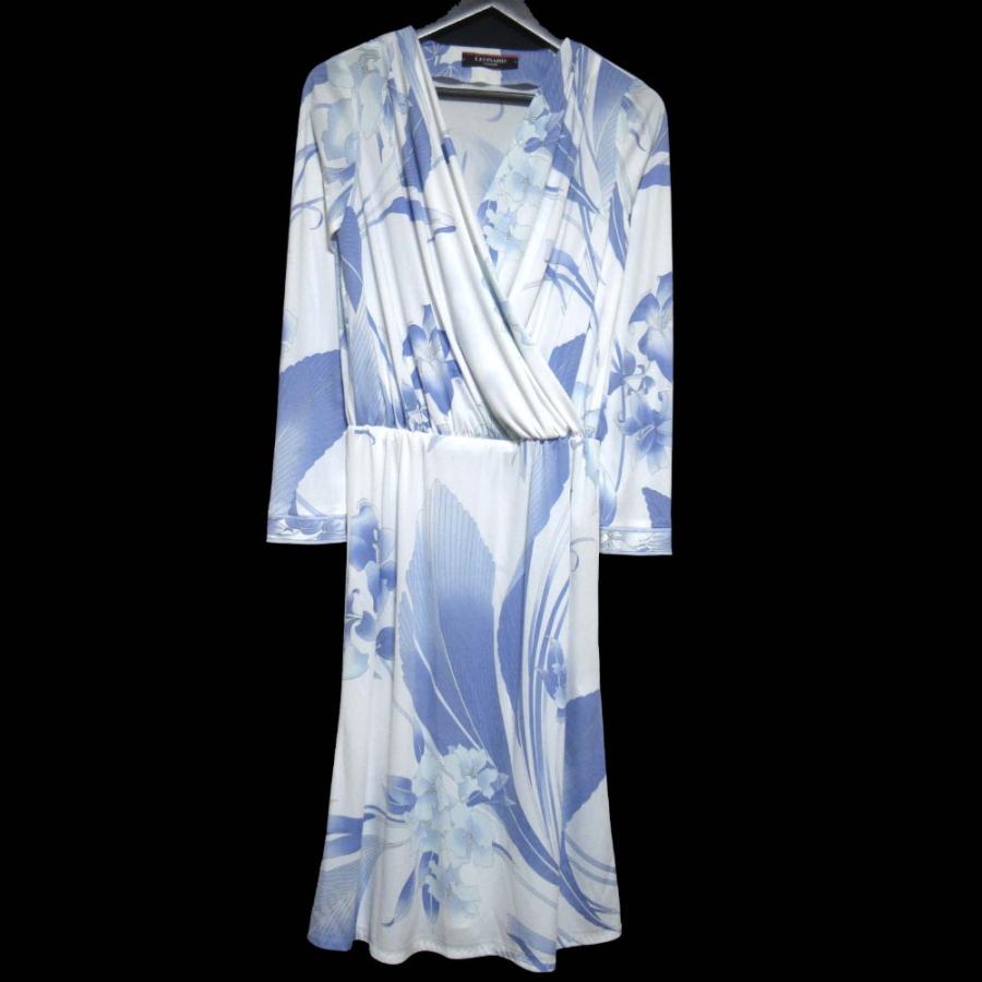 LEONARD FASHION 美品 レオナールファッション フラワープリント