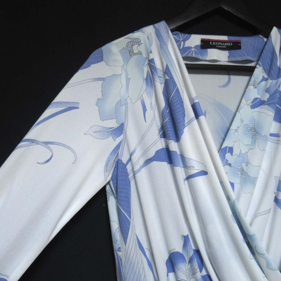LEONARD FASHION 美品 レオナールファッション フラワープリント