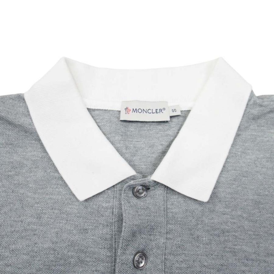 ✨２枚組‼️年末セール‼️モンクレールグレー 白ポロシャツ 確実正規品‼️ MONCLER（モンクレール） 美品 13ss MONCLER ポロシャツ 鹿の子