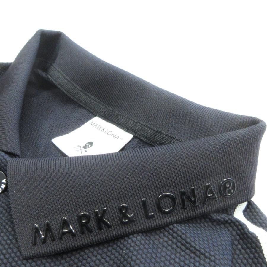 MARK&LONA ポロシャツ 黒 サイズ48 美品 MARK&LONA（マークアンドロナ） 美品 ポロシャツ カットソー 半袖