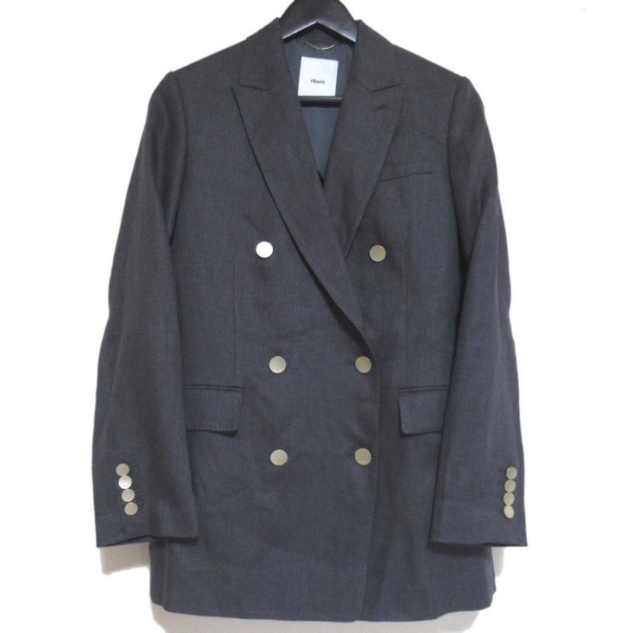 ebure 美品 25SS ebure エブール ミディアムリネンツイル ダブル