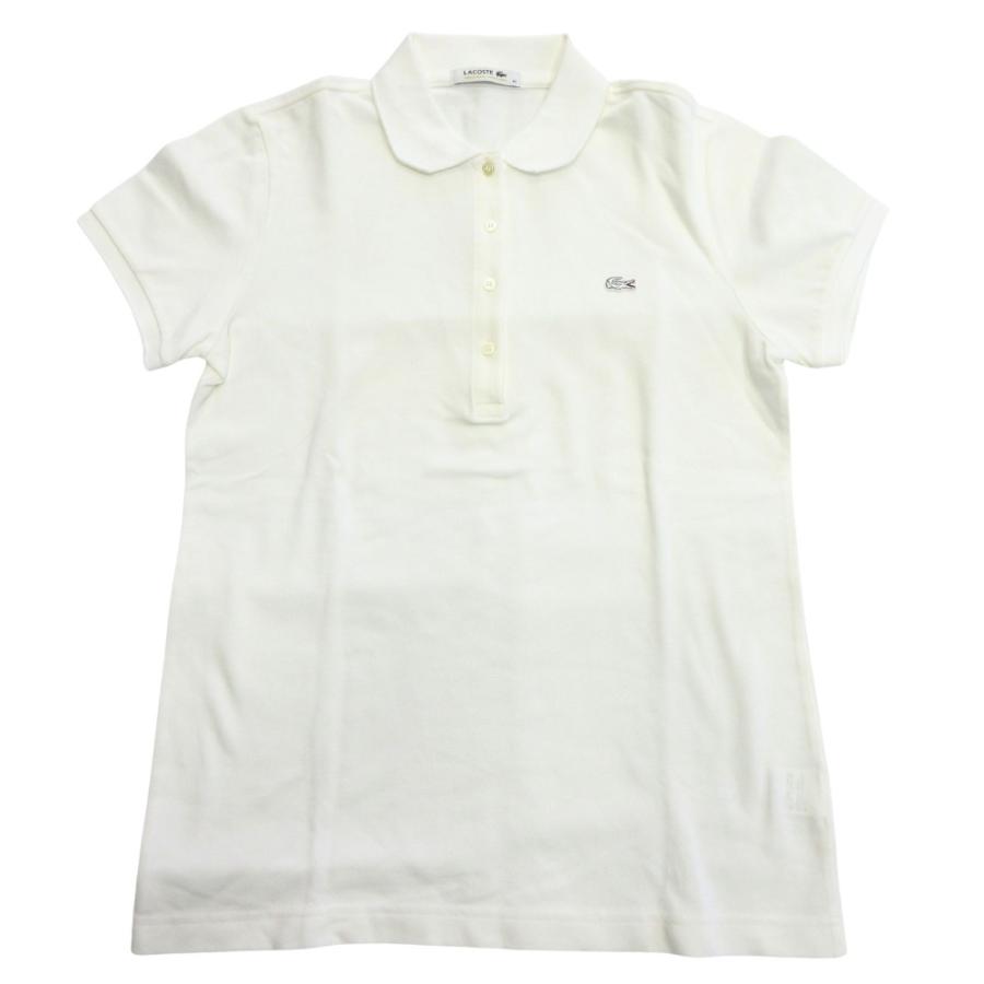 LACOSTE（ラコステ） 美品 ロゴ 鹿の子 ポロシャツ カットソー 半袖
