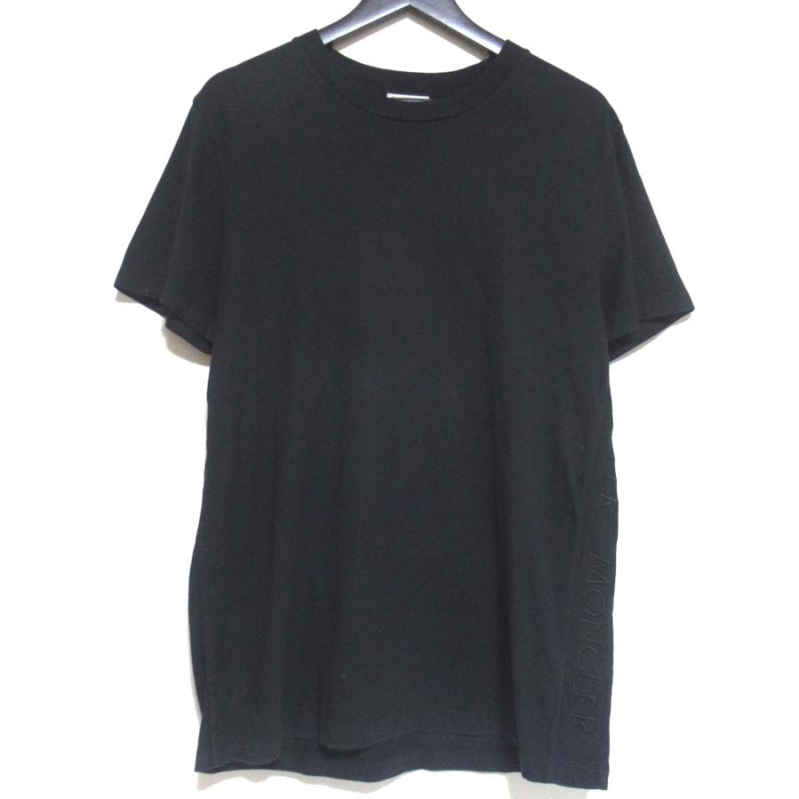 MONCLER（モンクレール） 美品 ロゴ刺繍 半袖 Tシャツ Lサイズ